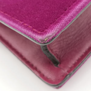 Pre-owned Gucci Dionysus Purple velour×Leather 476432 shoulderbag | stylenewstar