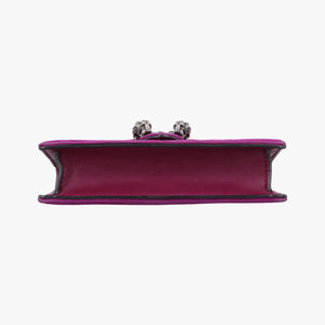Pre-owned Gucci Dionysus Purple velour×Leather 476432 shoulderbag | stylenewstar