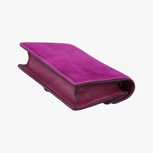 Pre-owned Gucci Dionysus Purple velour×Leather 476432 shoulderbag | stylenewstar