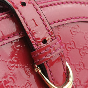 Pre-owned Gucci Microguccissima Red Patent Leather 309617 shoulderbag | stylenewstar