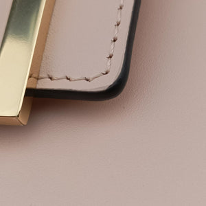 Pre-owned Fendi Cookie Mini Pink Leather 8BS065 shoulderbag | stylenewstar