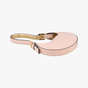 Pre-owned Fendi Cookie Mini Pink Leather 8BS065 shoulderbag | stylenewstar