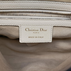 Pre-owned Christian Dior Saddle White Leather shoulderbag | stylenewstar