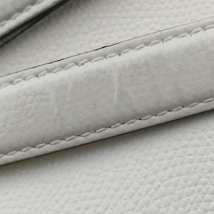 Pre-owned Christian Dior Saddle White Leather shoulderbag | stylenewstar