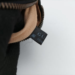Secondhand Gucci GG Marmont Black Leather 476434 bum bag/waist bag | stylenewstar