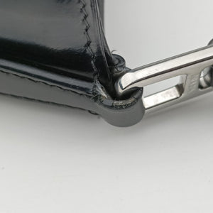 Pre-owned Prada Cleo Black brushed leather 1BC499 shoulderbag | stylenewstar