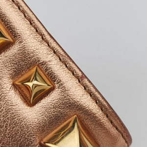 Pre-owned Delvaux Brillant Mini Pink Gold leather shoulderbag | stylenewstar