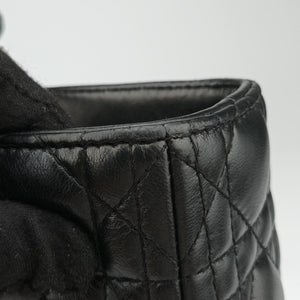 Secondhand Christian Dior Lady Dior Black lambskin shoulderbag | stylenewstar