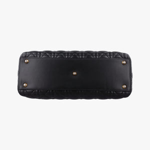 Secondhand Christian Dior Lady Dior Black lambskin shoulderbag | stylenewstar