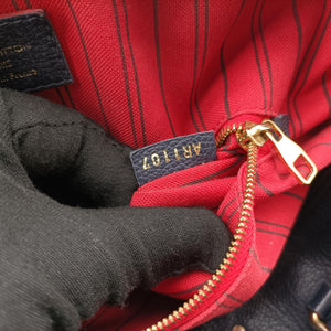 Secondhand Louis Vuitton Speedy Bandouliere 30 NM Noir Monogram Empreinte M42406 handbag | stylenewstar