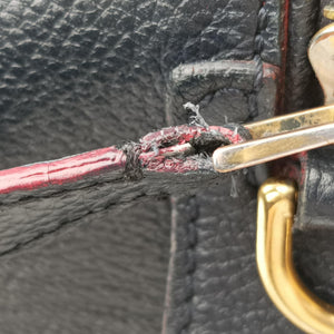 Secondhand Louis Vuitton Speedy Bandouliere 30 NM Noir Monogram Empreinte M42406 handbag | stylenewstar