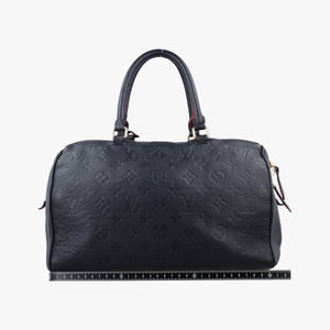 Secondhand Louis Vuitton Speedy Bandouliere 30 NM Noir Monogram Empreinte M42406 handbag | stylenewstar