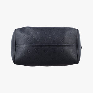 Secondhand Louis Vuitton Speedy Bandouliere 30 NM Noir Monogram Empreinte M42406 handbag | stylenewstar