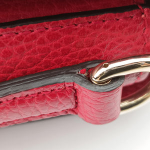 Pre-owned Gucci Interlocking G Red Leather 510302 shoulderbag | stylenewstar