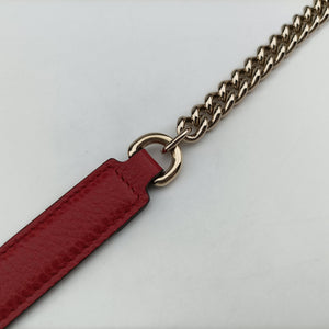 Pre-owned Gucci Interlocking G Red Leather 510302 shoulderbag | stylenewstar