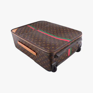 Pre-owned Louis Vuitton Pegase 50 Brown Monogram Canvas × Vachetta Leather M23251 suitcase | stylenewstar