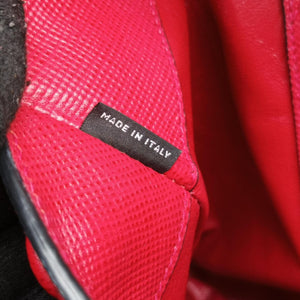 Pre-owned Prada Bicolor Cuir Double Red SAFFIANO Leather shoulderbag | stylenewstar
