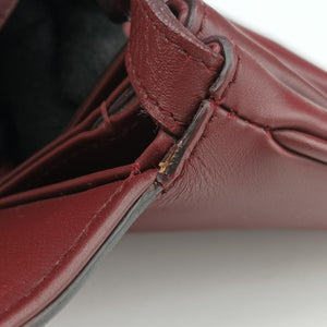 Pre-owned Gucci Arli Burgundy Leather 550129 shoulderbag | stylenewstar