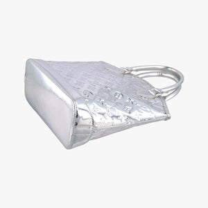 Pre-owned Louis Vuitton Lockit Silver Monogram Miroir M95449 handbag | stylenewstar