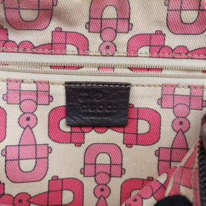 Secondhand Gucci GG Guccissima Boston Brown leather 257289 shoulderbag | stylenewstar