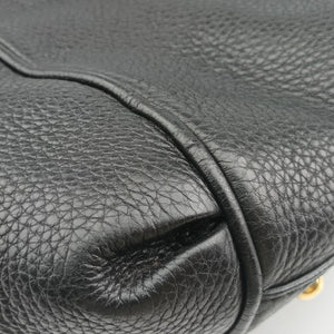 Pre-owned Gucci Ride Black Leather 269963 shoulderbag | stylenewstar