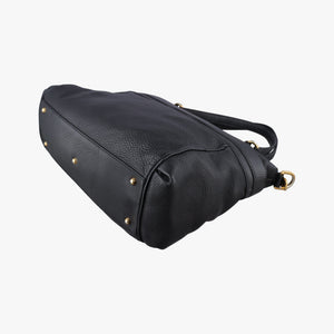 Pre-owned Gucci Ride Black Leather 269963 shoulderbag | stylenewstar