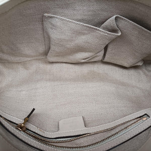 Pre-owned Gucci Tassel Handmade Medium Flap White Leather 263954 shoulderbag | stylenewstar