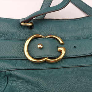 Pre-owned Gucci Ride Teal Leather 269963 shoulderbag | stylenewstar