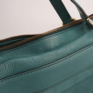 Pre-owned Gucci Ride Teal Leather 269963 shoulderbag | stylenewstar