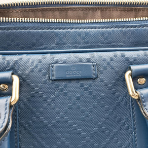 Vintage Gucci Diamante Blue Leather 208463 shoulderbag | stylenewstar