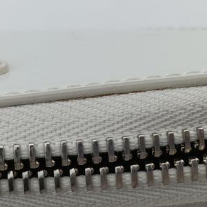Vintage Prada Triangle Chain Pouch White Leather shoulderbag | stylenewstar