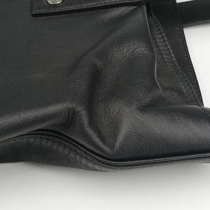 Pre-owned VERSACE Tote Black Leather handbag | stylenewstar