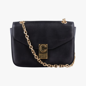 Secondhand Celine C bag Medium Black Leather shoulderbag | stylenewstar
