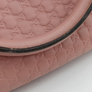 Secondhand Gucci Microguccissima Pink Leather 449663 shoulderbag | stylenewstar