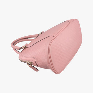 Secondhand Gucci Microguccissima Pink Leather 449663 shoulderbag | stylenewstar