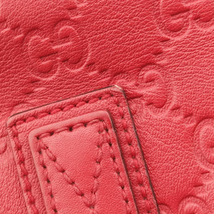 Vintage Gucci Guccissima GG Imprime Red Leather 211137 handbag | stylenewstar
