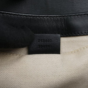 Secondhand Gucci Emily Black Leather 295402 shoulderbag | stylenewstar