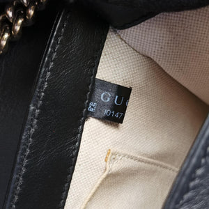 Secondhand Gucci Emily Black Leather 295402 shoulderbag | stylenewstar