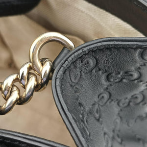 Secondhand Gucci Emily Black Leather 295402 shoulderbag | stylenewstar