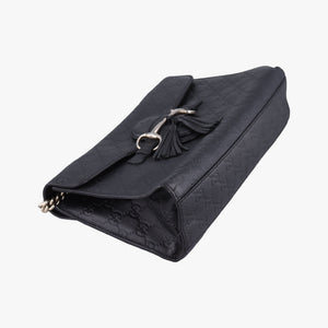 Secondhand Gucci Emily Black Leather 295402 shoulderbag | stylenewstar