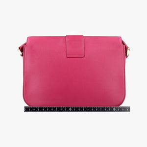 Pre-owned Yves Saint Laurent Y Ligne Rose Leather 311214 shoulderbag | stylenewstar