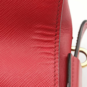 Pre-owned Prada Esplanade Red SAFFIANO Leather 1BA046 handbag | stylenewstar
