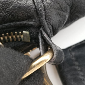 Pre-owned Chanel Scales Black Leather A39807 shoulderbag | stylenewstar