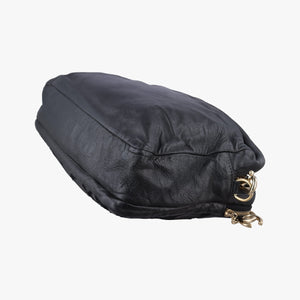 Pre-owned Chanel Scales Black Leather A39807 shoulderbag | stylenewstar