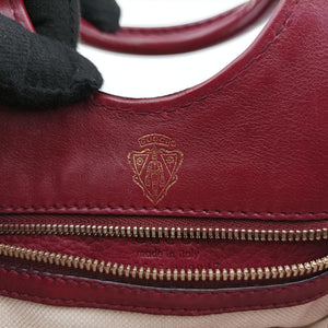 Pre-owned Gucci Stirrup Burgundy Leather 277515 shoulderbag | stylenewstar