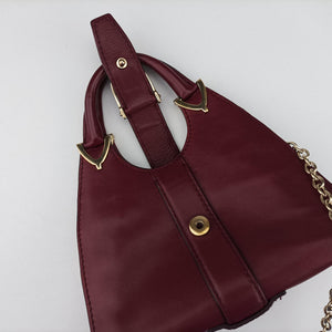 Pre-owned Gucci Stirrup Burgundy Leather 277515 shoulderbag | stylenewstar