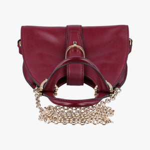 Pre-owned Gucci Stirrup Burgundy Leather 277515 shoulderbag | stylenewstar