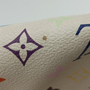 Pre-owned Louis Vuitton URSULA white Monogram Multicolor M40123 handbag | stylenewstar