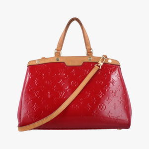 Pre-owned Louis Vuitton Brea MM ROSE INDIEN Vernis M91798 shoulderbag | stylenewstar
