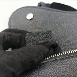 Pre-owned Christian Dior Saddle Black Leather shoulderbag | stylenewstar